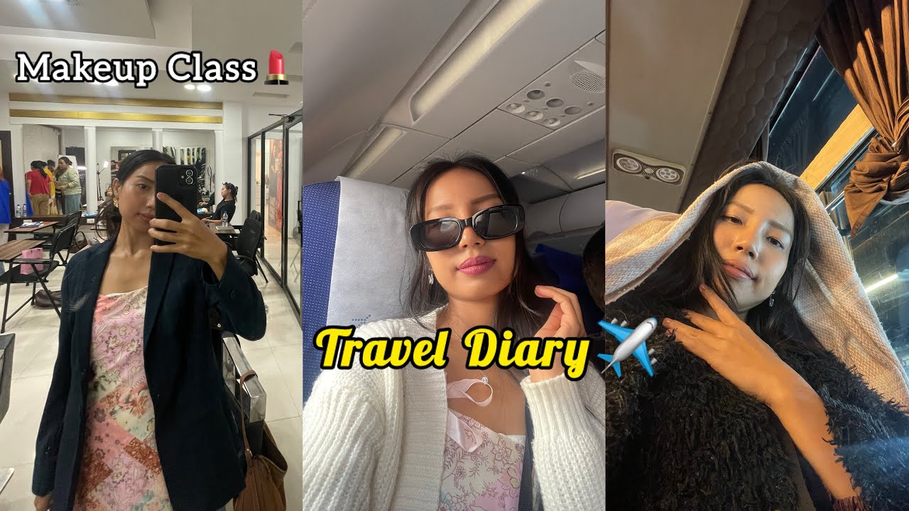 Aswk kwdwkmani ulo travel khaimani//Bridal Makeup course//Travel Vlog