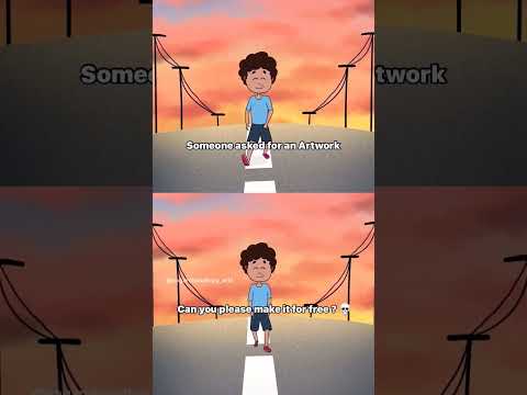 Normal Day In Artist's Life 💀 #shorts #animation