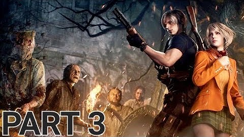Resident Evil 4 Walkthrough Gameplay Part 3 ( This Ugly Fish Boss Fight Is Not Good At All🙄😰😰 ). 