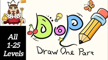 DOP: Draw One Part 2024 All 1-25 Levels Gameplay Android, iOS Walkthrough New Update