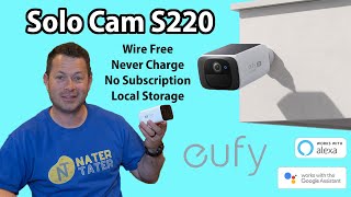 ✅ NEW RELEASE: Eufy S220 Solo Cam 2K Res. - Solar Powered - Advanced AI w/ Facial Recognition