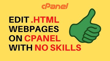How to Edit .HTML Webpages on cPanel with No Skills - Swap Texts, Images & Links