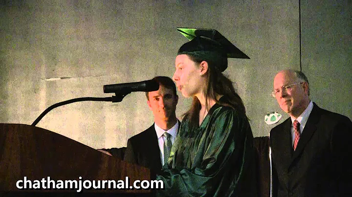Erin Durham speaks at 2013 Woods Charter School Gr...