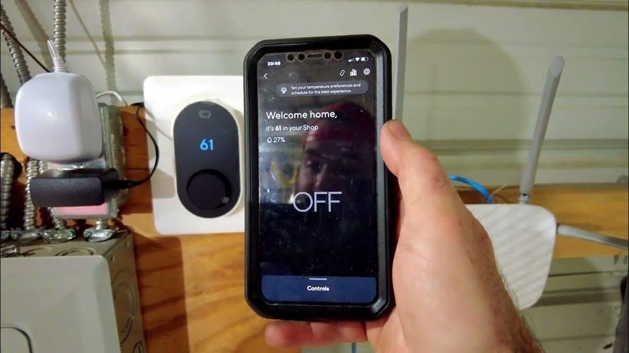 Wifi Thermostat Install with no C Wire YouTube