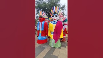 Ondel-Ondel berbaris di Festival TMII 2025 #Farhanchannel #ondelondel #shortvideo