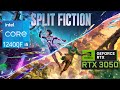 Split Fiction  | intel i5-12400F + Asus RTX 3050 6GB | GamePlay GameBench Walkthrough