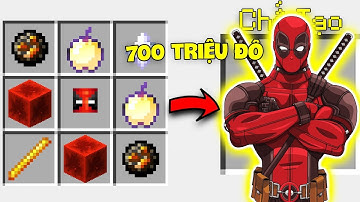 JAYGRAY CHẾ TẠO THÀNH CÔNG BỘ GIÁP SÁT THỦ HÀI DEADPOOL TRONG MINECRAFT*BẮT NHÓM CƯỚP CỦA NOOB