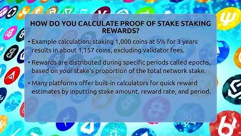 How Do You Calculate Proof Of Stake Staking Rewards? - CryptoBasics360.com