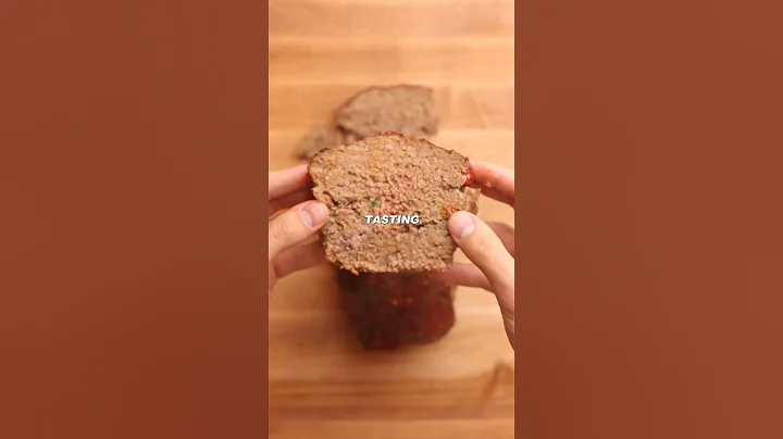 Seeing if meatloaf is good #cooking #food #foodasmr #recipe