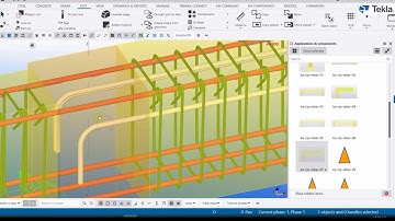 Demo rebar for continuous beam by custom component