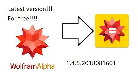 Download WolframAlpha Latest for free!!!!! (Connection Needed)