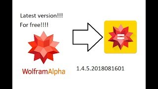 Download WolframAlpha Latest for free!!!!! (Connection Needed)