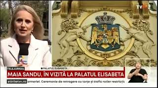 Maia Sandu în vizită la Palatul Elisabeta. Familia Regală face lobby pentru Republica Moldova. 2023