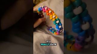 Kandi Tutorial: Flower Headband #kandi #kandikid #kandiheadband #tutorial