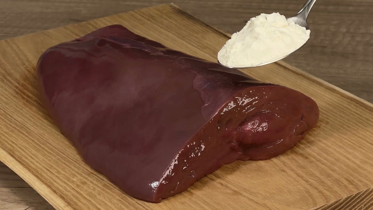 Das Geheimnis köstlicher Rinderleber! Nur wenige kennen das Rezept für dieses Gericht!