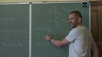 TMS19 Alex Altland: Lattice gauge theory and topological order (II)