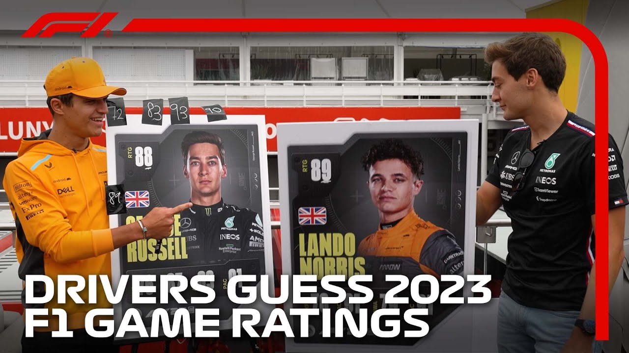 ⁣Our Drivers Guess Their F1 23 Ratings!