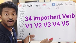 জেনে নাও কি হয় Verb এর V1, V2, V3, V4 এবং V5 with 34 Verb Examples, Day 25