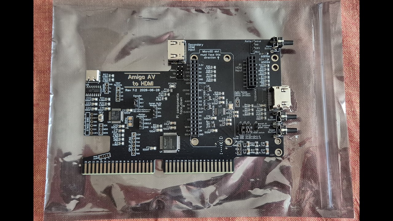 Tested: Amiga AV to HDMI - YouTube