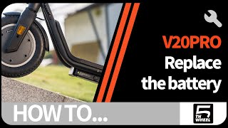 5TH WHEEL V20PRO | Replace the battery