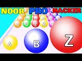 NOOB vs PRO vs HACKER in A-Z run