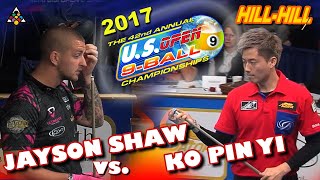 HILL HILL THRILLER: Jayson SHAW vs Ko PIN YI - 42nd U.S. OPEN 9-Ball Championships