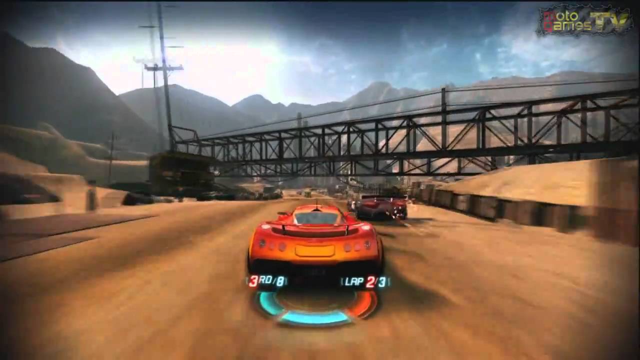 Split Second Xbox 360 Quarry Track Gameplay Youtube