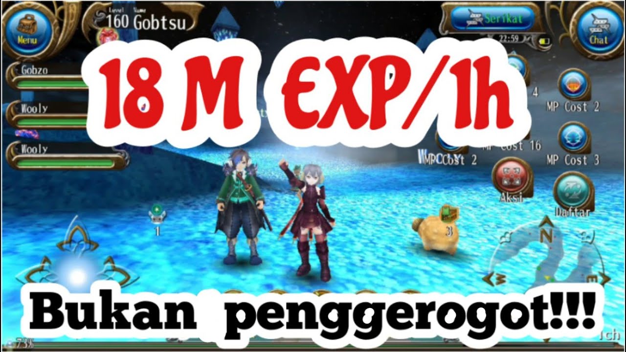 18 M EXP/h easy side quest for all level Toram Online YouTube