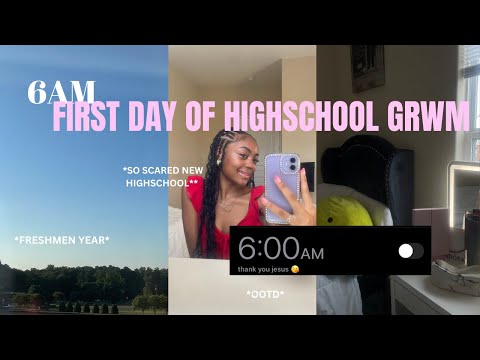 First day of school (FRESHMAN YEAR!)
