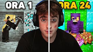 Ho giocato a Minecraft per 24h di fila. (Film Completo)