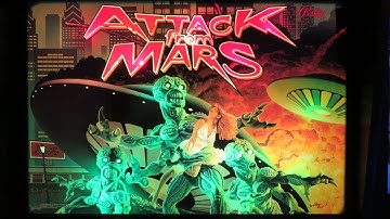Attack From Mars Pinball Machine - Bally 1996 Original, Mint Restoration