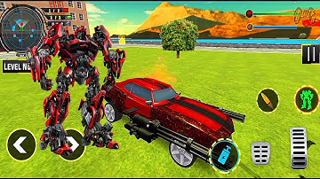 Lion Robot Car Transform Wars: Robot Transform Game #2 - Android Gameplay
