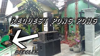 Cek Sound miniatur putar DJ PONG PONG