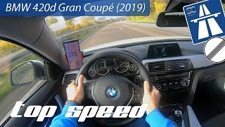 BMW 420d Gran Coupé (2019) - Autobahn Top Speed Drive