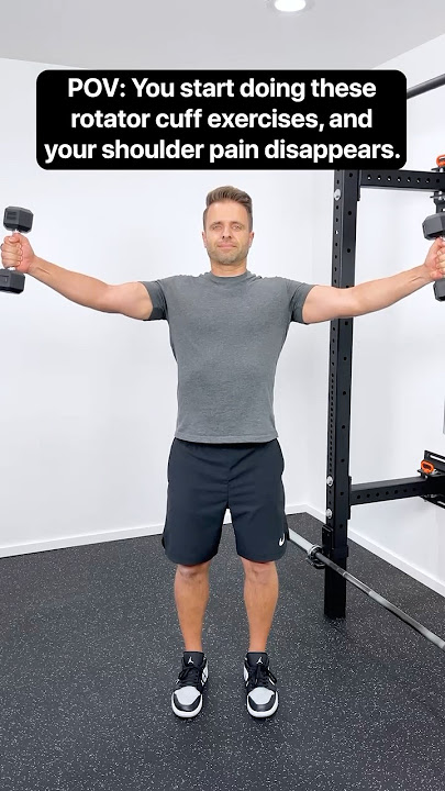 Eliminate Your Shoulder Pain With These Rotator Cuff Exercises!
