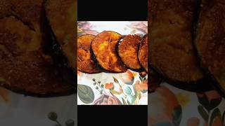 🍆✨ Crispy & Flavorful Brinjal Fry! 😋A simple and delicious homemade dish