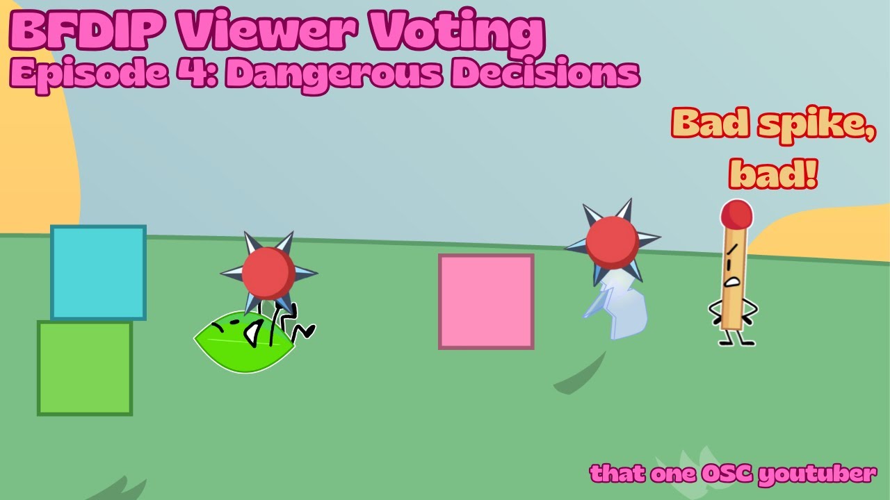 BFDI Party VIEWER VOTING // Episode 4: Dangerous Decisions - YouTube