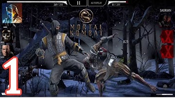 Mortal Kombat Mobile 2022 - Gameplay Walkthrough Part 1 - Towers 1-2 (iOS, Android)