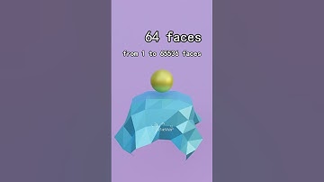 Cloth hitting the torus! Cloth simulation from 1 face to 65536 faces.