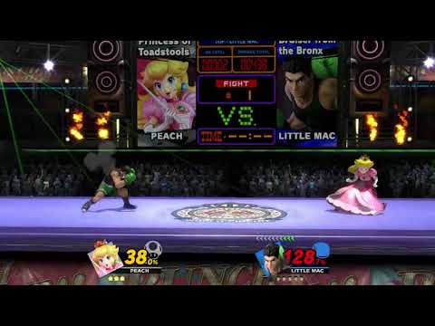 Super Smash Bros. Ultimate (Princess Peach Vs. Little Mac)