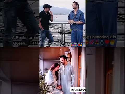 The Way Atif Aslam loves & respects His Wife ❤️🌹💞👩‍❤️‍👨💍🔥♾️ @atifaslam #borderlessworld #saratif