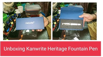 Kanwrite Heritage Fountain Pen Unboxing ( White Marble Series)