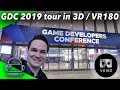GDC 2019 tour in VR180 3D 5.7K (uncommented) [Insta360 Evo][Virtual Reality]