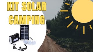 Kit Solar Emergencia / Camping