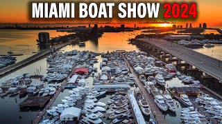 No te pierdas este video Miami Boat Show 2024 Recorrido completo primer dia