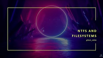 Windows filesystem and NTFS Deep Dive