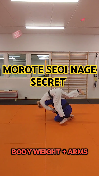 Drop Morote Seoi Nage Secret!🧠🤯 #judo #judotraining #judothrows #bjj