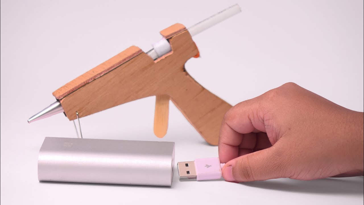 How to Make USB Hot Glue Gun at Home - YouTube.