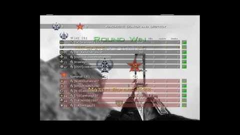 MW2 Double Noob Tube Across Map Round Winning Kill