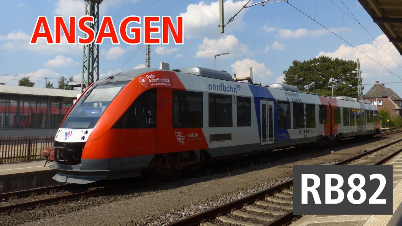 [Nordbahn] Ansagen der RB82 Bad Oldesloe - Neumünster